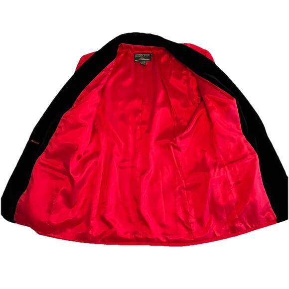 J McLaughlin For Sanyo Wool Blend Blazer with Velvet Collar USA Women's Size 12 - Picture 7 of 16